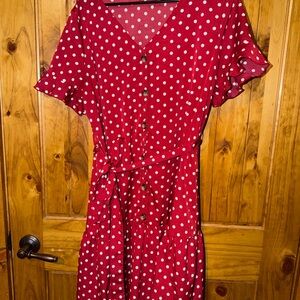 Red Polka Dot Dress